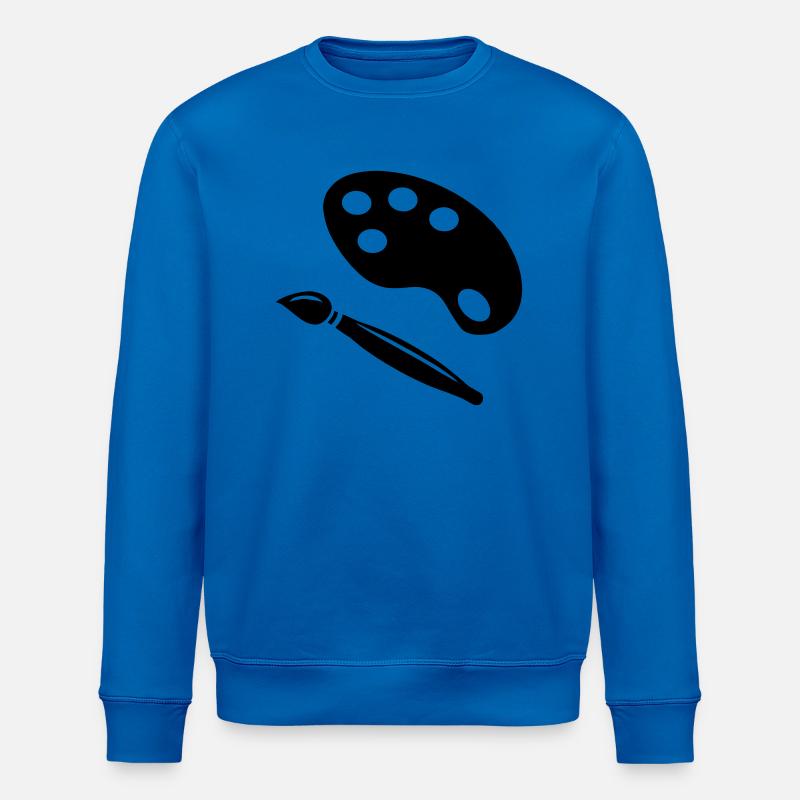 Set de peinture - Sweat bio ROLLER Stanley/Stella Unisexe - bleu roi