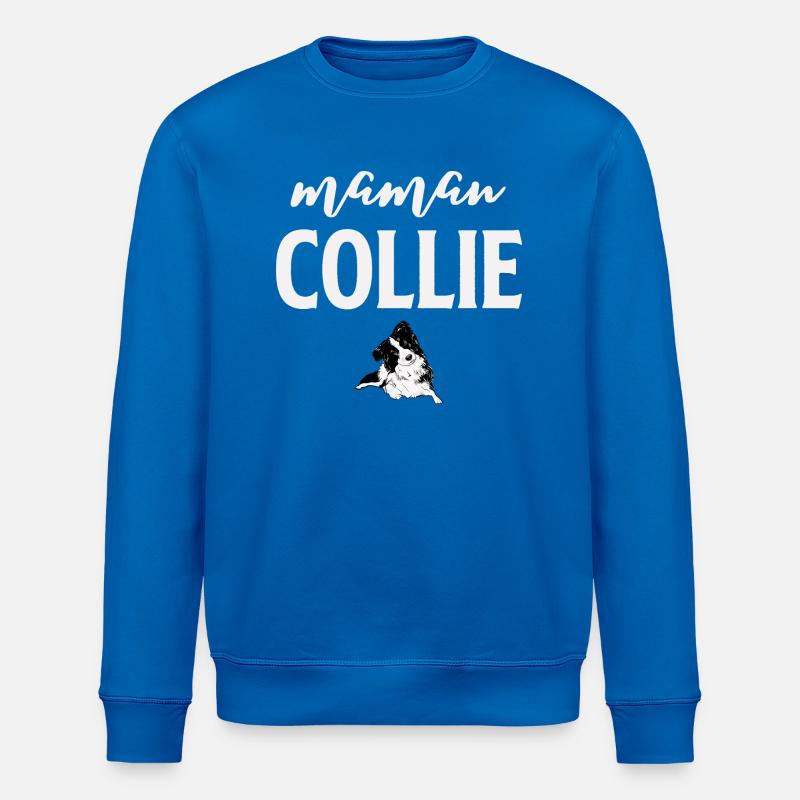 Maman collie 2 - Sweat bio ROLLER Stanley/Stella Unisexe - bleu roi