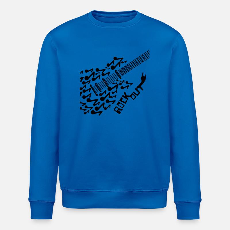 ROCKOUT - Stanley/Stella Unisex Bio-Sweatshirt ROLLER - Königsblau