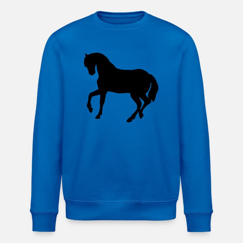 Doux poney - Sweat bio ROLLER Stanley/Stella Unisexe - bleu roi