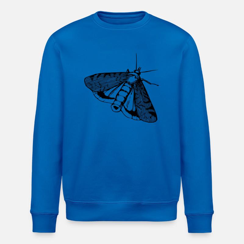 Papillon, papillon, insecte - Sweat bio ROLLER Stanley/Stella Unisexe - bleu roi