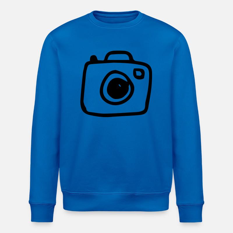 Kamera,photographisch,Bild,Ausrüstung,Studio,Linse - Stanley/Stella Unisex Bio-Sweatshirt ROLLER - Königsblau