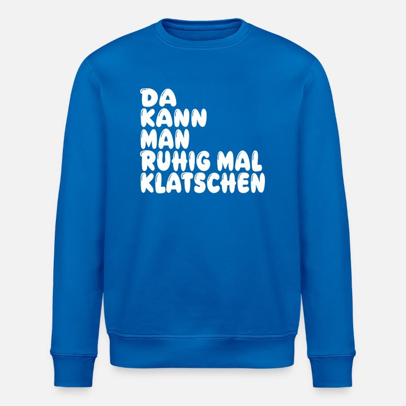 Klatschen - Stanley/Stella Unisex Bio-Sweatshirt ROLLER - Königsblau