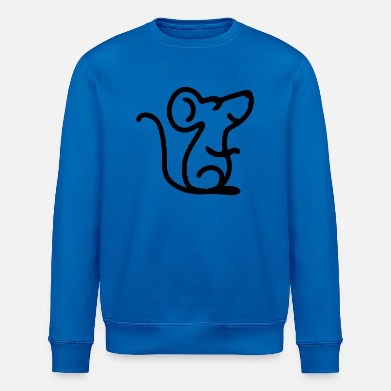 Rêves de souris - Line - Sweat bio ROLLER Stanley/Stella Unisexe - bleu roi