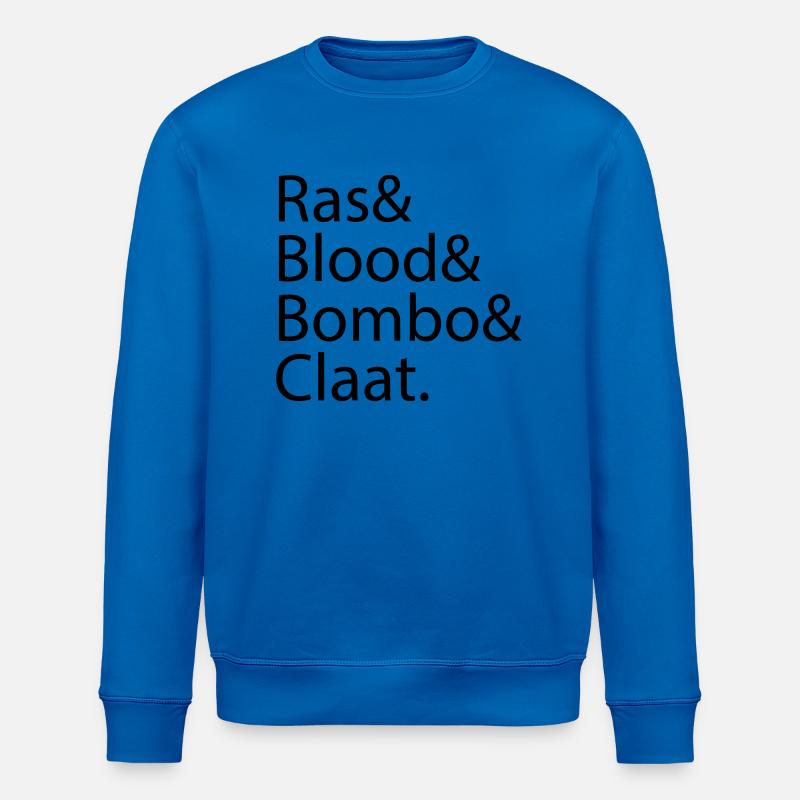 Ras Blood Bombo Claat - Stanley/Stella ROLLER Unisex Organic Sweatshirt - royal blue