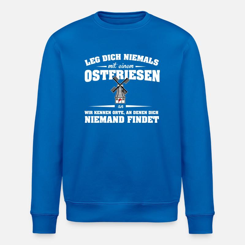 LDN Ostfriesen - Stanley/Stella Unisex Bio-Sweatshirt ROLLER - Königsblau