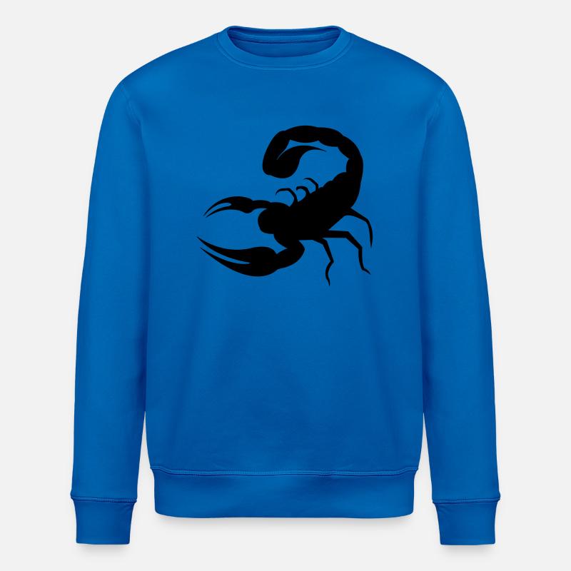 skorpion - Sweat bio ROLLER Stanley/Stella Unisexe - bleu roi