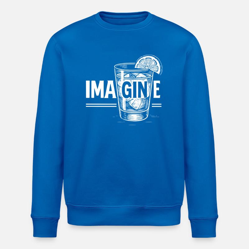 Imagine: Perfect gift idea! - Stanley/Stella ROLLER Unisex Organic Sweatshirt - royal blue