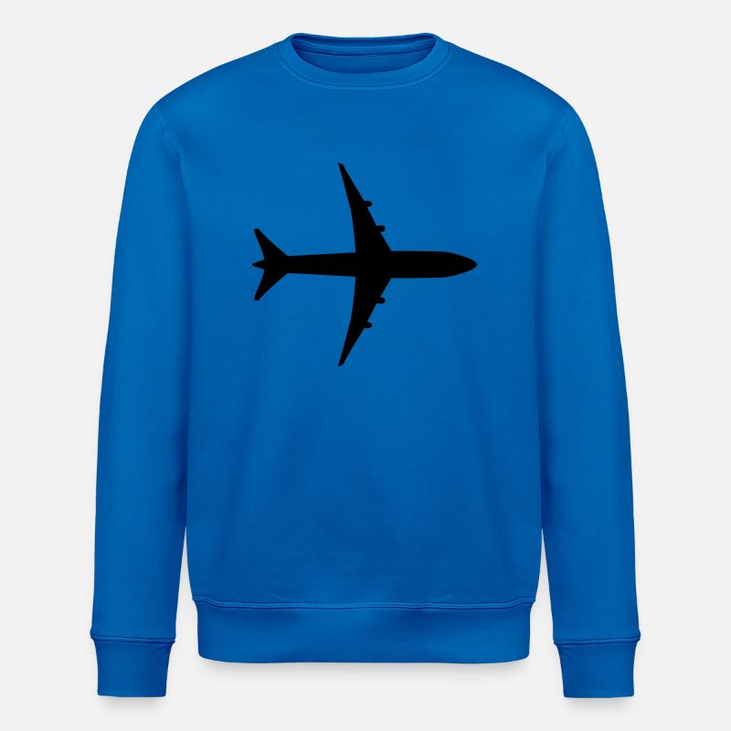 Plane - Stanley/Stella Unisex Bio-Sweatshirt ROLLER - Königsblau