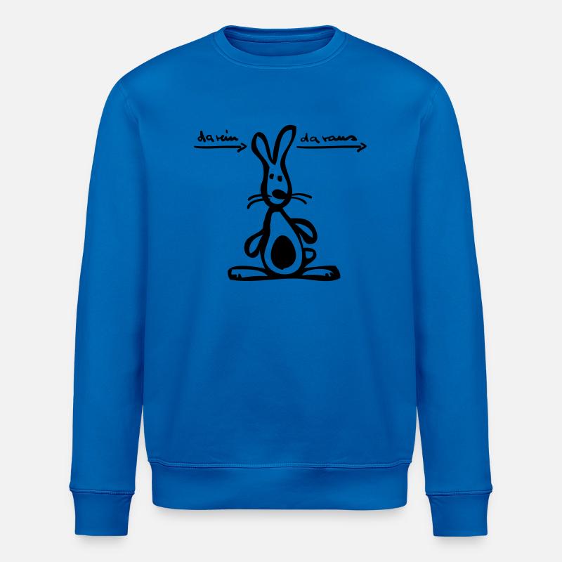 propre et sur - Sweat bio ROLLER Stanley/Stella Unisexe - bleu roi