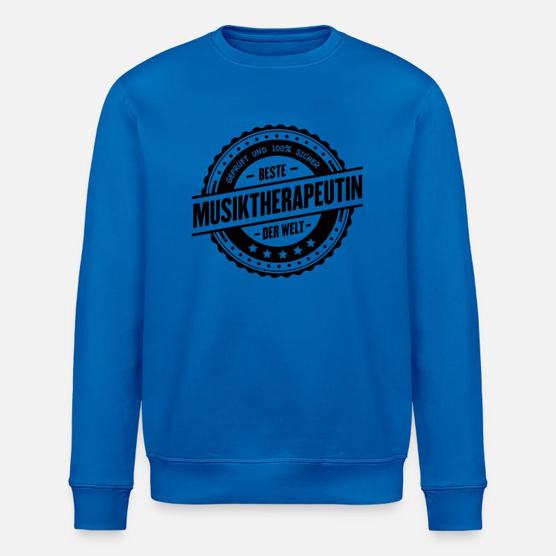 Beste Musiktherapeutin - Stanley/Stella Unisex Bio-Sweatshirt ROLLER - Königsblau