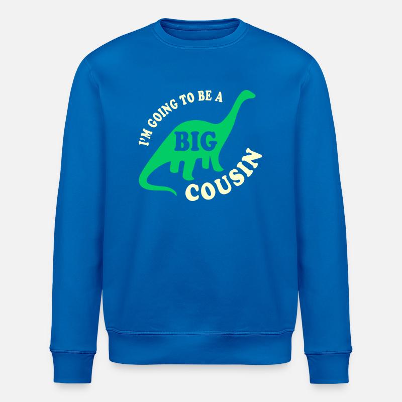 Big Cousin To Be - Sweat bio ROLLER Stanley/Stella Unisexe - bleu roi