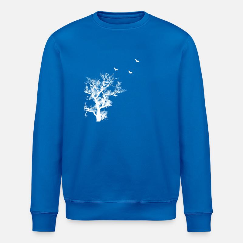 tree bat - Stanley/Stella ROLLER Unisex Organic Sweatshirt - royal blue