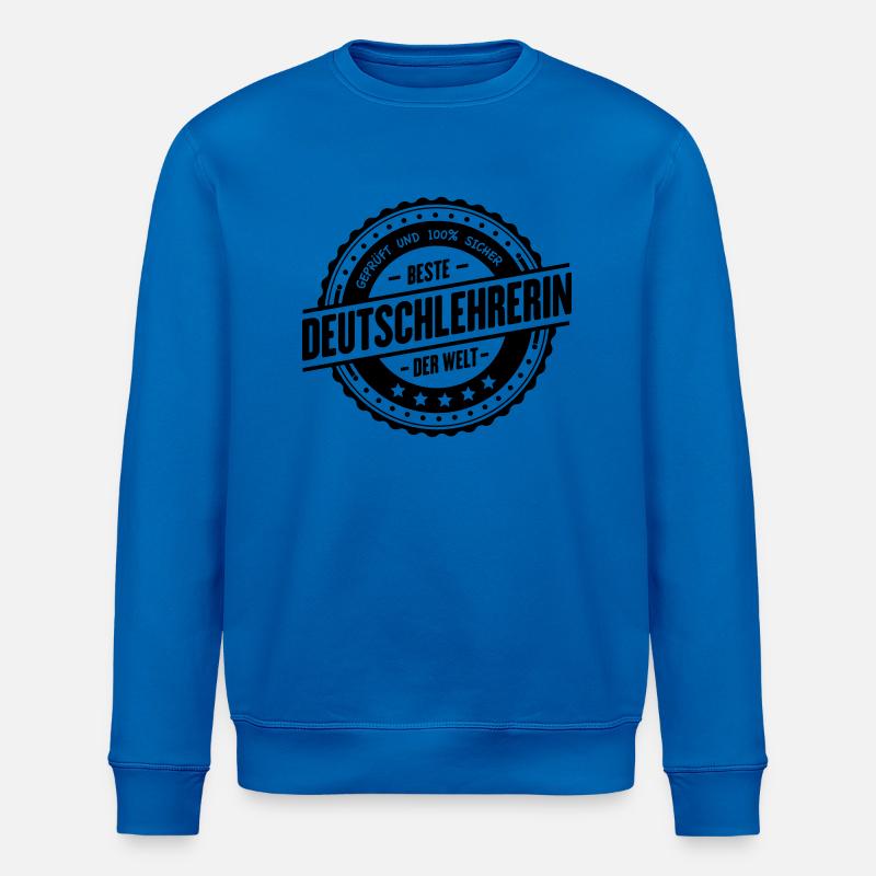 Beste Deutschlehrerin - Stanley/Stella Unisex Bio-Sweatshirt ROLLER - Königsblau