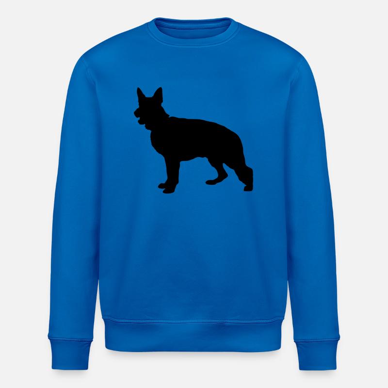 German shepherd - Stanley/Stella ROLLER Unisex Organic Sweatshirt - royal blue