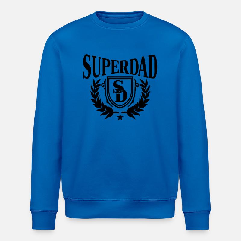 superdad - Sweat bio ROLLER Stanley/Stella Unisexe - bleu roi
