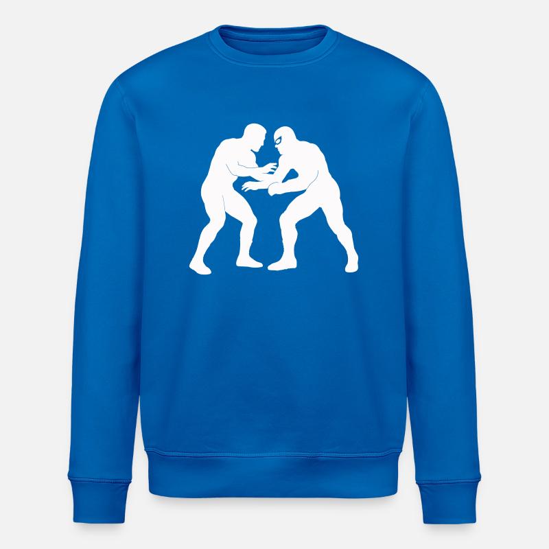 Lutte - Sweat bio ROLLER Stanley/Stella Unisexe - bleu roi
