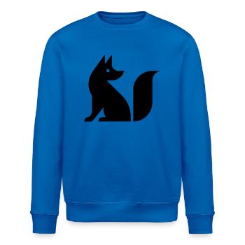 Niedlicher Fuchs Illustration - Stanley/Stella Unisex Bio-Sweatshirt ROLLER - Königsblau - Vorne - Nik (191cm)