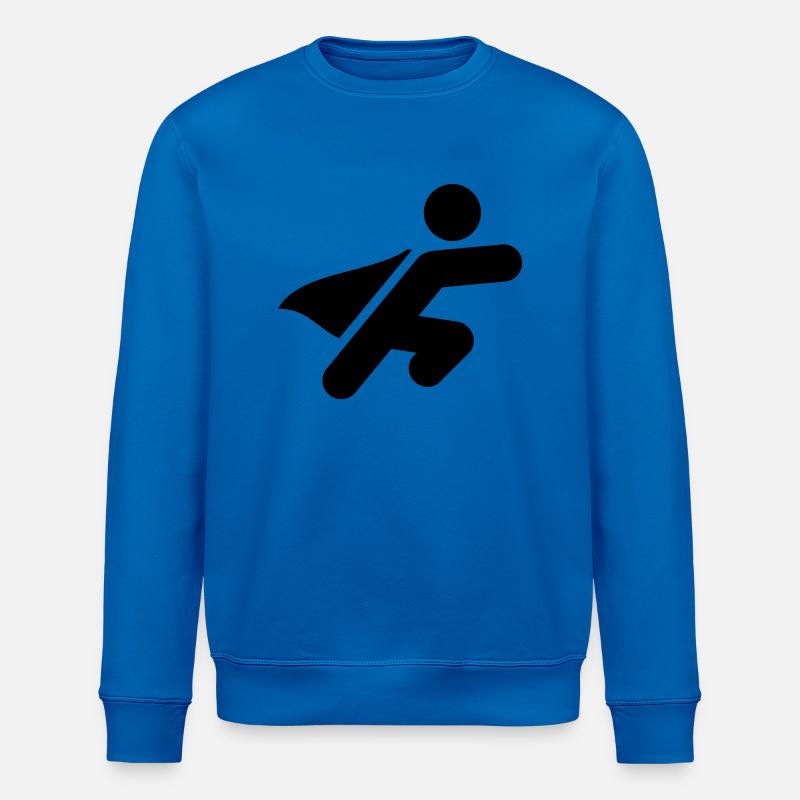 superheld_silhouette_f1 - Sweat bio ROLLER Stanley/Stella Unisexe - bleu roi