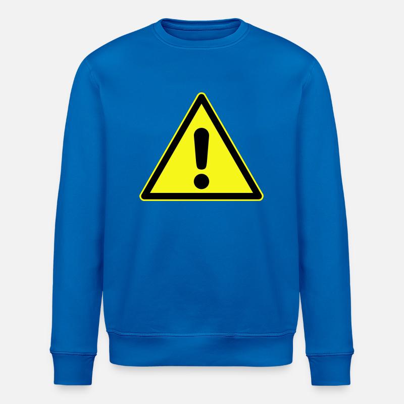 Danger d'attention - Sweat bio ROLLER Stanley/Stella Unisexe - bleu roi