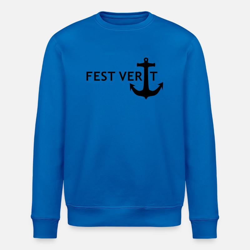 FIXED ANCHORS - Stanley/Stella ROLLER Unisex Organic Sweatshirt - royal blue
