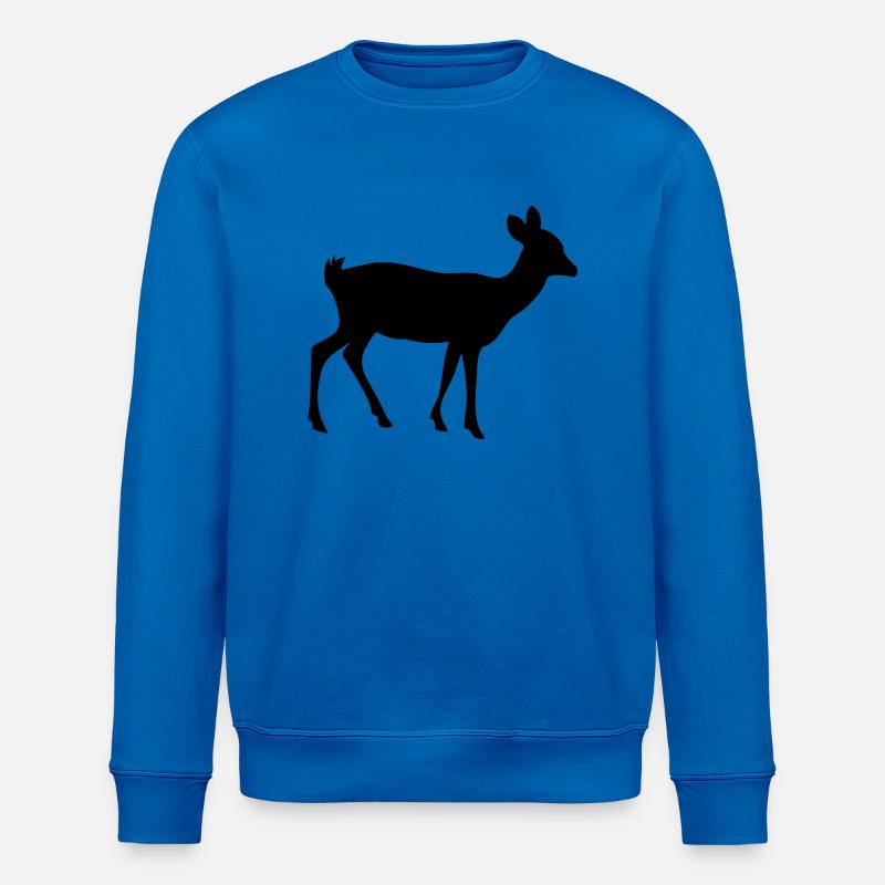 Reh silhouette - Stanley/Stella Unisex Bio-Sweatshirt ROLLER - Königsblau