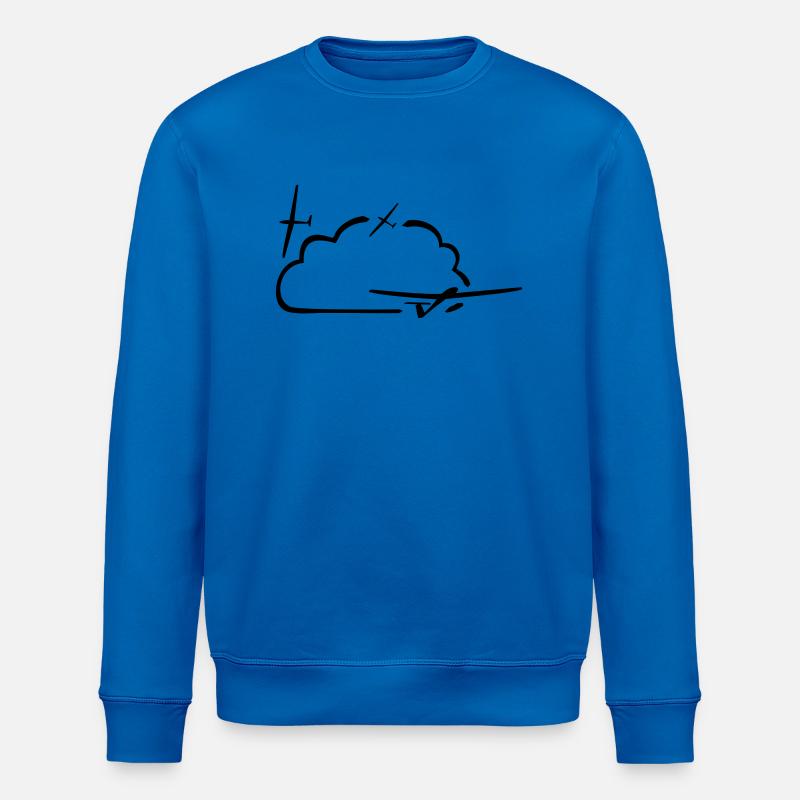 vol à voile - Sweat bio ROLLER Stanley/Stella Unisexe - bleu roi