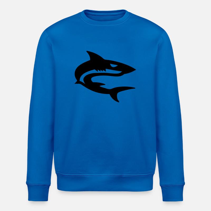 Squale - Sweat bio ROLLER Stanley/Stella Unisexe - bleu roi