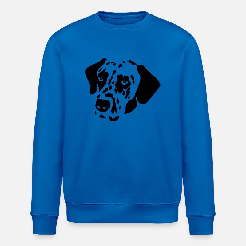 Dalmatiner Hund - Stanley/Stella Unisex Bio-Sweatshirt ROLLER - Königsblau