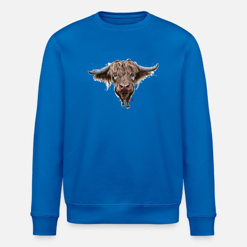 Sketchy Buffle - Sweat bio ROLLER Stanley/Stella Unisexe - bleu roi