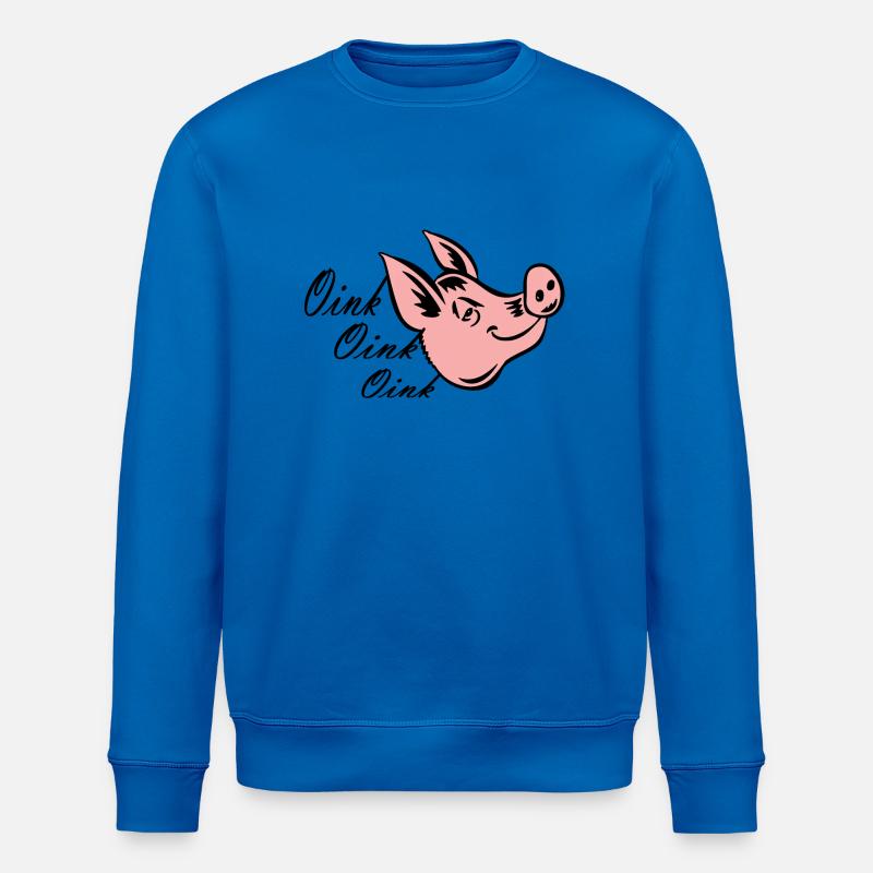 Kleines Schweinchen - Stanley/Stella Unisex Bio-Sweatshirt ROLLER - Königsblau