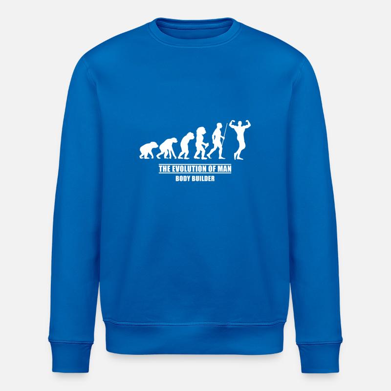 Evolution de la musculation - Sweat bio ROLLER Stanley/Stella Unisexe - bleu roi