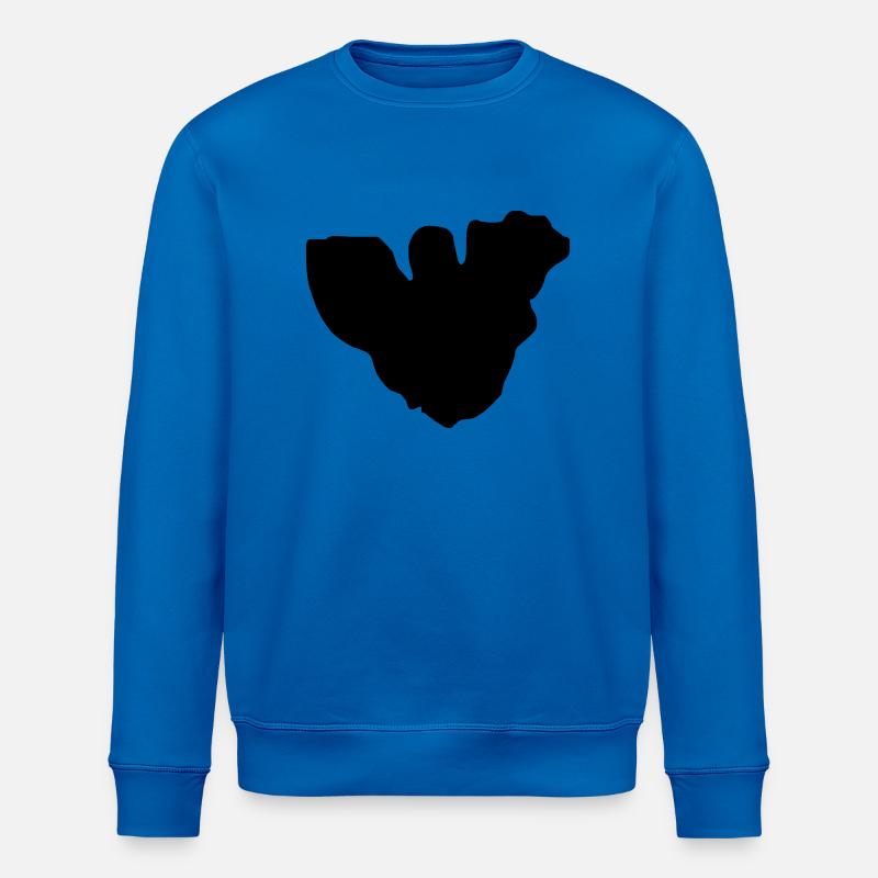 Moorea Karte - Stanley/Stella Unisex Bio-Sweatshirt ROLLER - Königsblau