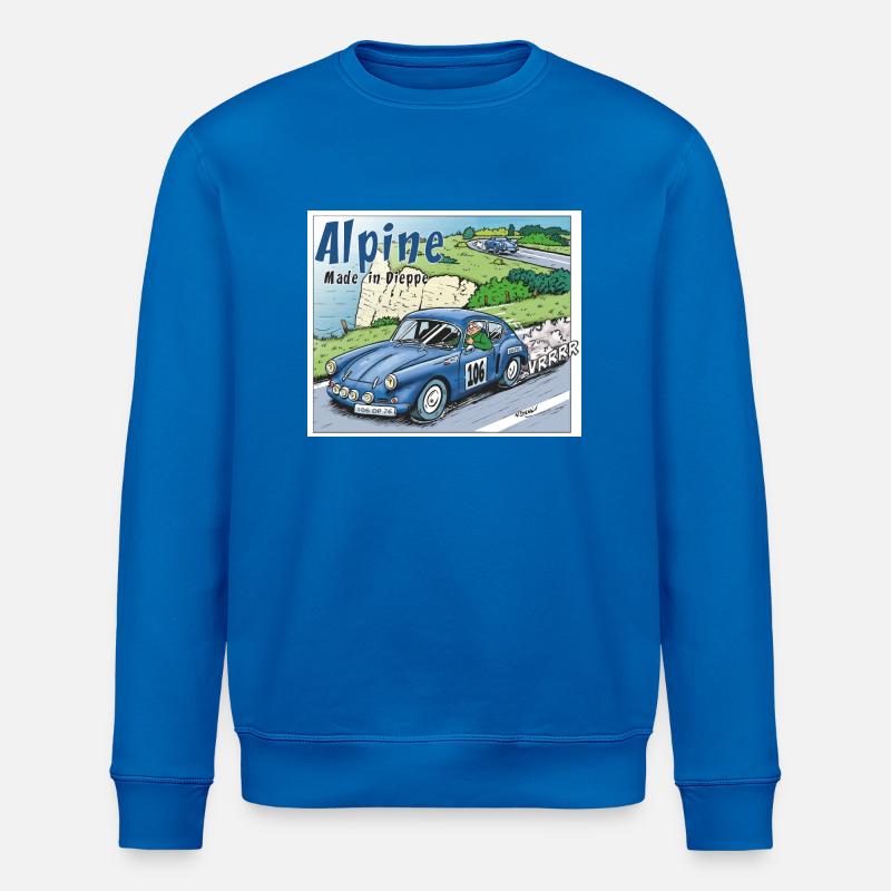 Polete en Alpine 106 - Sweat bio ROLLER Stanley/Stella Unisexe - bleu roi