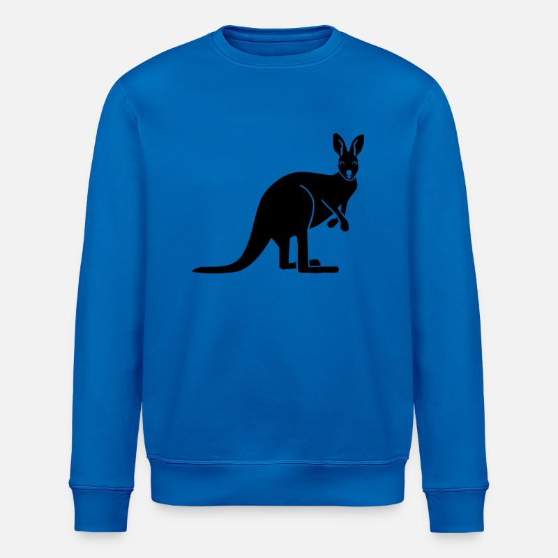 Kangaroo - Stanley/Stella ROLLER Unisex Organic Sweatshirt - royal blue