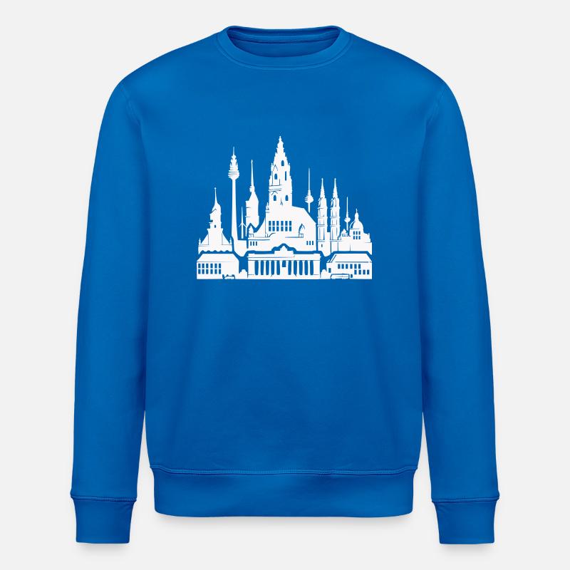 Horizon de Leipzig - Sweat bio ROLLER Stanley/Stella Unisexe - bleu roi