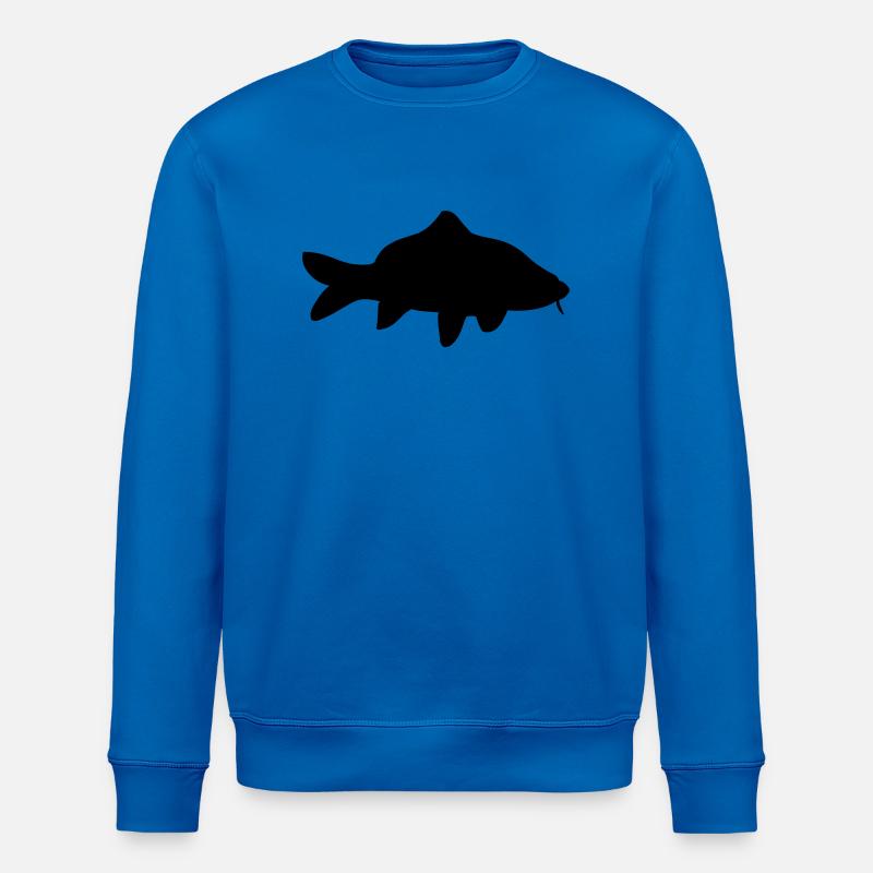 karpfen__f1 - Stanley/Stella Unisex Bio-Sweatshirt ROLLER - Königsblau