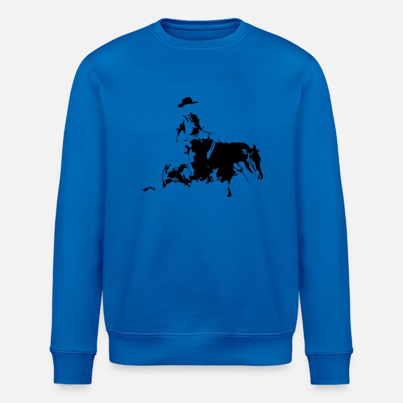 Sliding Stop Silhouette - Stanley/Stella ROLLER Unisex Organic Sweatshirt - royal blue