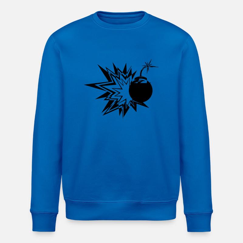 Bombe - Stanley/Stella Unisex Bio-Sweatshirt ROLLER - Königsblau