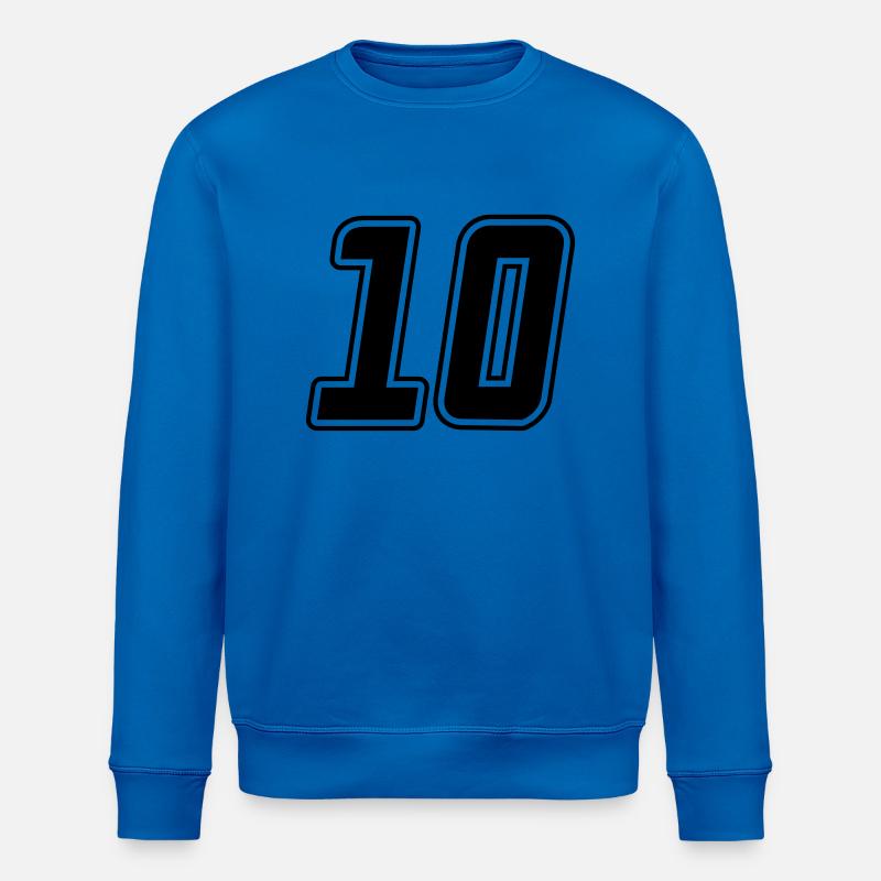Numéro 10 - Sweat bio ROLLER Stanley/Stella Unisexe - bleu roi