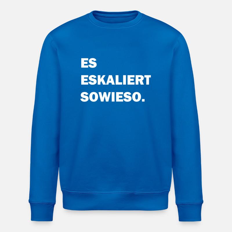eskaliert - Stanley/Stella Unisex Bio-Sweatshirt ROLLER - Königsblau