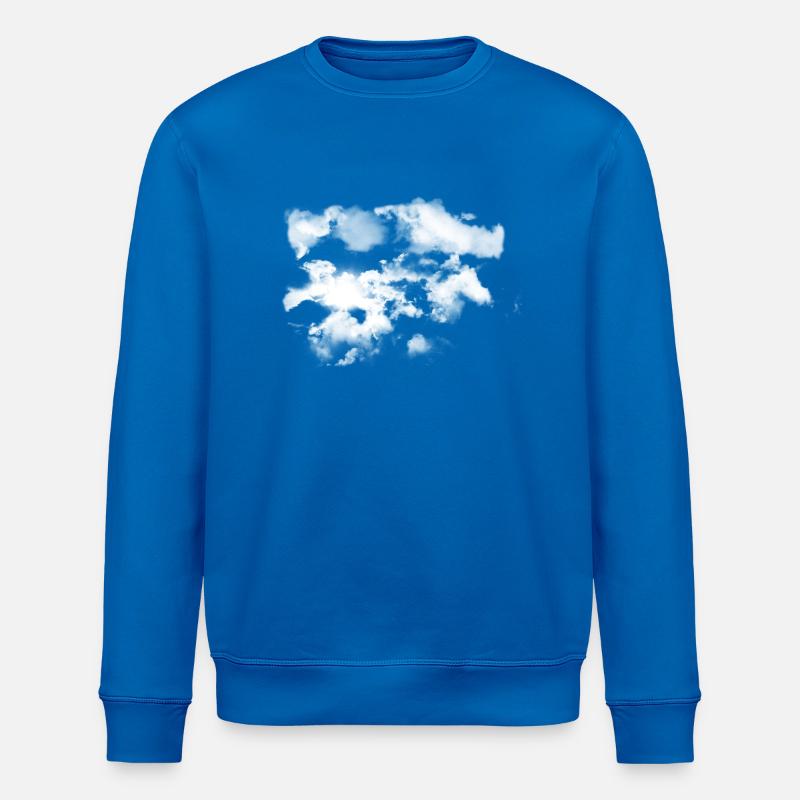 Summer Clouds - Stanley/Stella ROLLER Unisex Organic Sweatshirt - royal blue