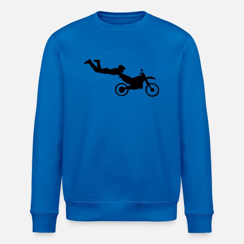 Motocross - Stanley/Stella Unisex Bio-Sweatshirt ROLLER - Königsblau
