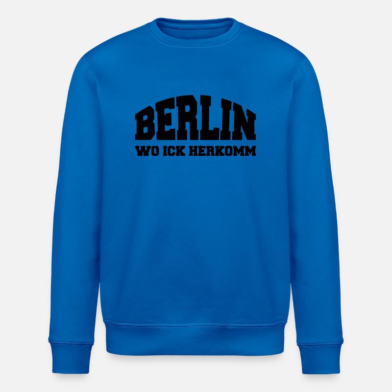 berlin - Stanley/Stella Unisex Bio-Sweatshirt ROLLER - Königsblau