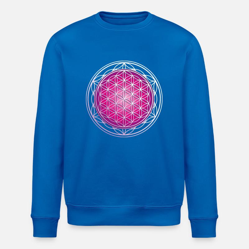 Blume des Lebens - Stanley/Stella Unisex Bio-Sweatshirt ROLLER - Königsblau