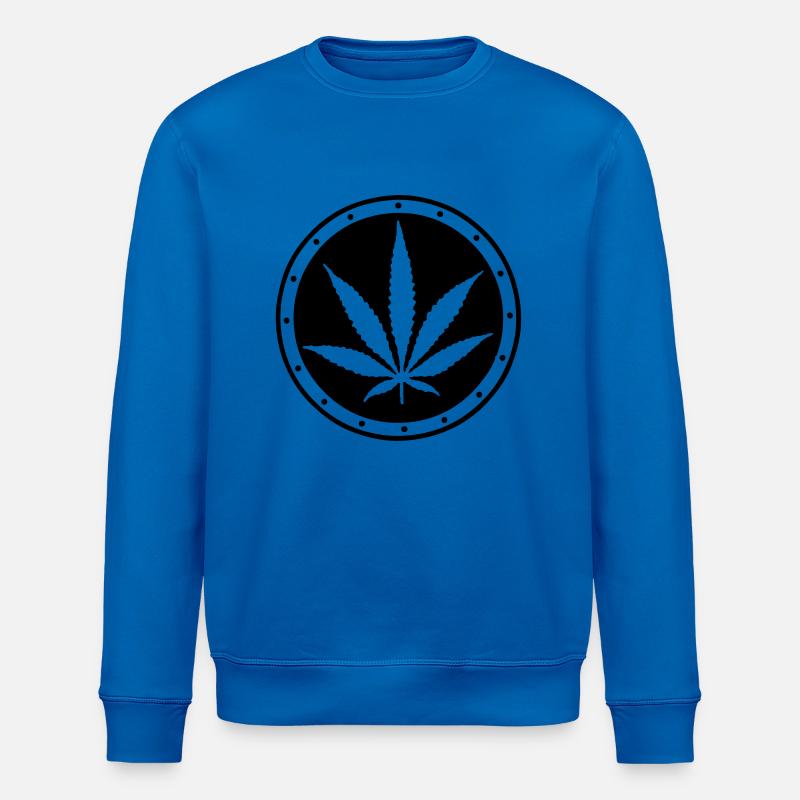 Hanfblatt - Sweat bio ROLLER Stanley/Stella Unisexe - bleu roi