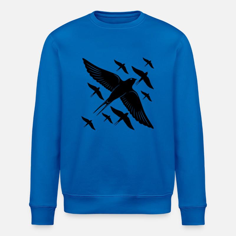 Birds Fly - Stanley/Stella Unisex Bio-Sweatshirt ROLLER - Königsblau