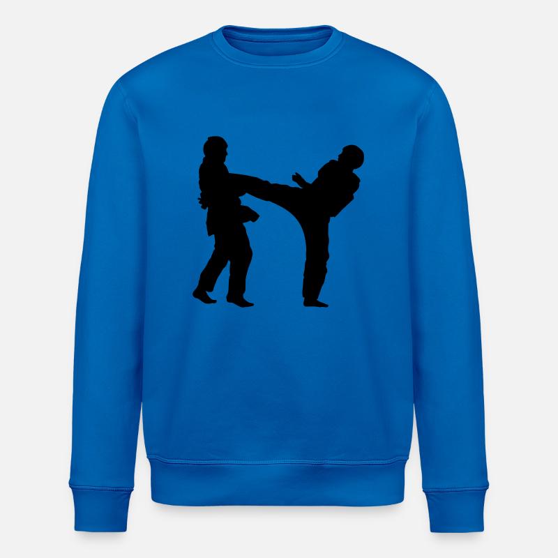 taekwondo kicker 1c - Stanley/Stella Unisex Bio-Sweatshirt ROLLER - Königsblau