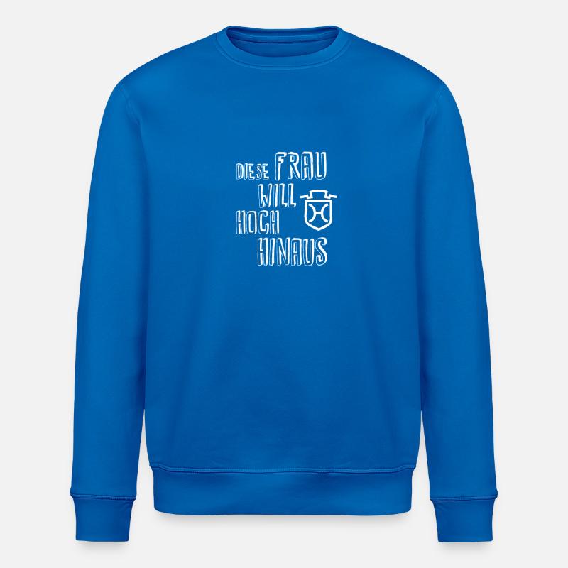Holsteiner Pferd - Stanley/Stella Unisex Bio-Sweatshirt ROLLER - Königsblau