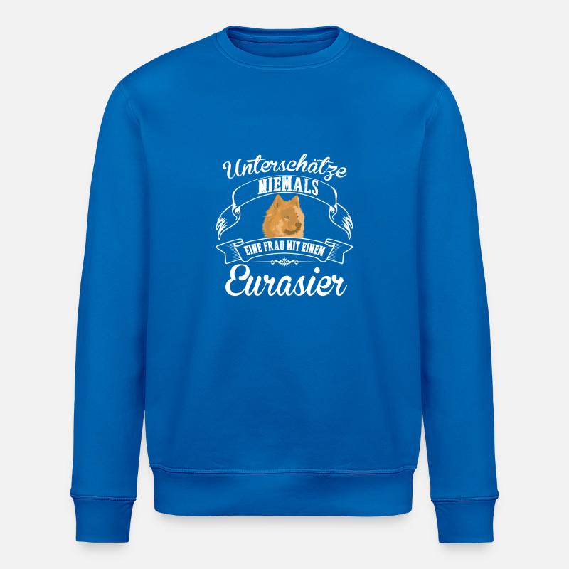 Eurasier - Stanley/Stella Unisex Bio-Sweatshirt ROLLER - Königsblau